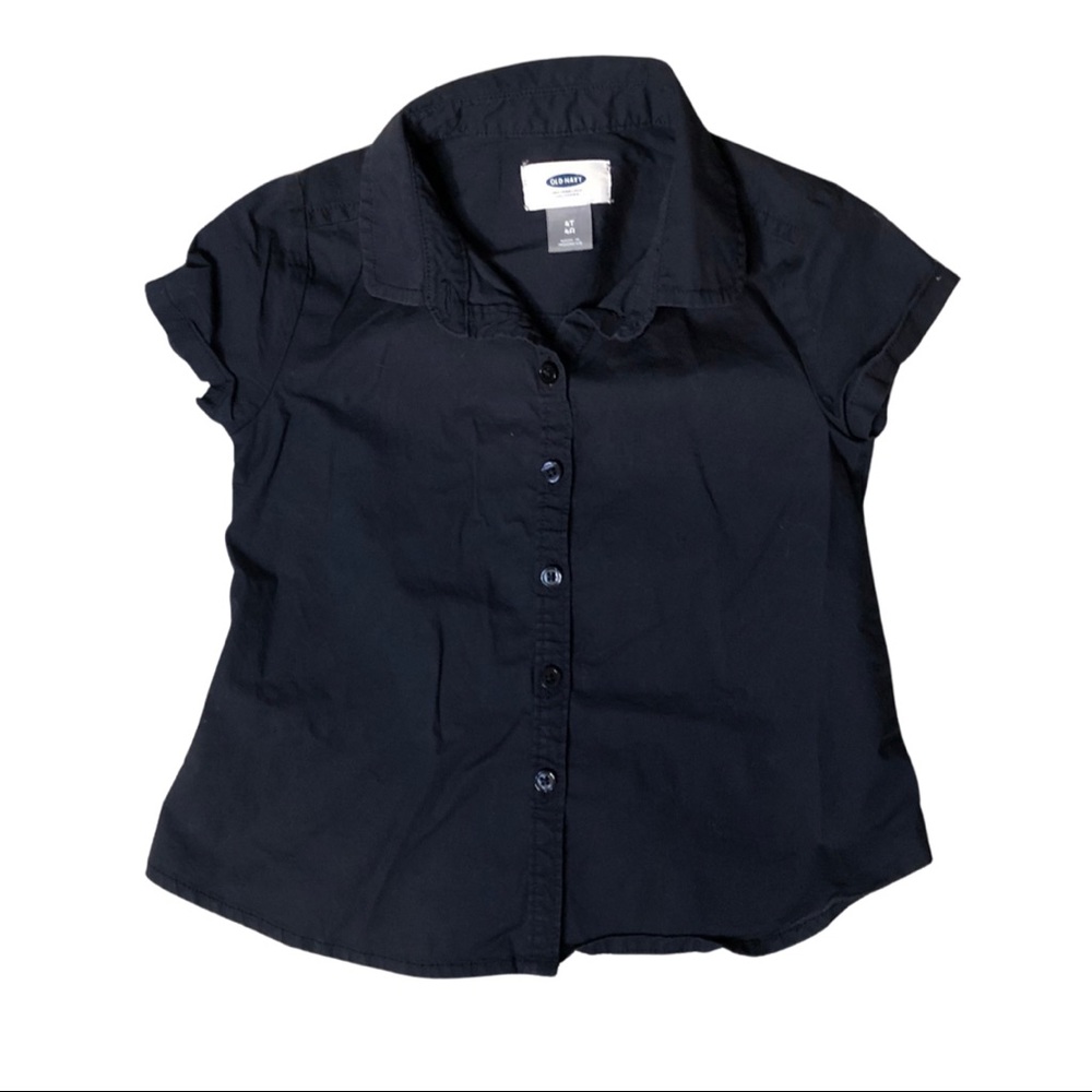 2/$15 navy blue button down